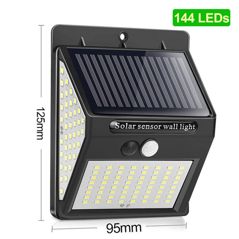 Energia solar 48 Cob LED Sensor de Movimento Luz de Parede de Segurança fornecida diretamente pelo