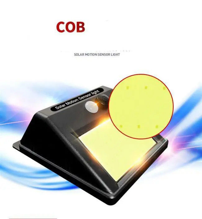 Energia solar 48 Cob LED Sensor de Movimento Luz de Parede de Segurança fornecida diretamente pelo